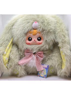 Samuel Green Bunny with special eyes